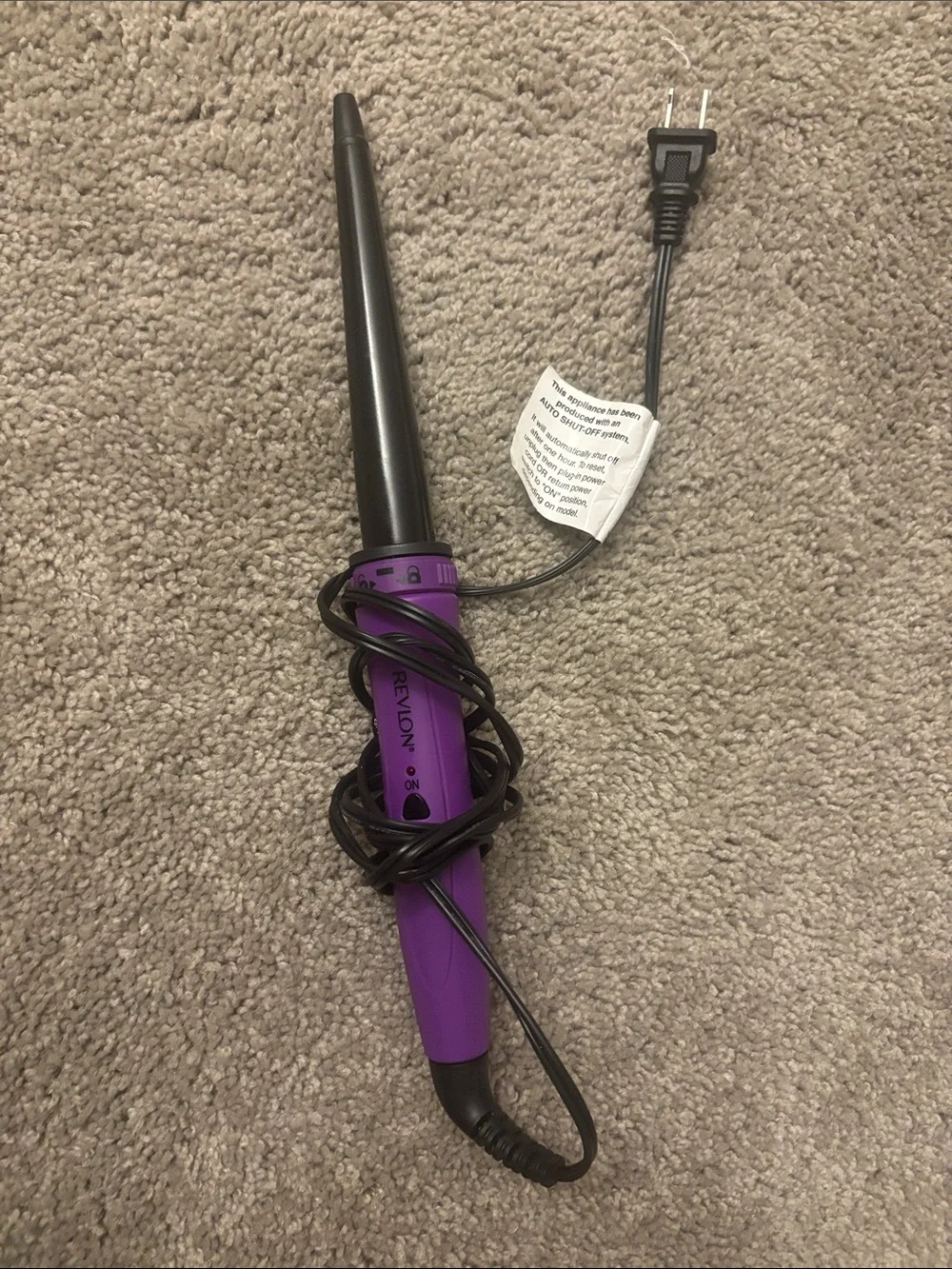 Revlon Purple Tapered Curling Wand